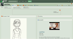 Desktop Screenshot of ladyflitter.deviantart.com