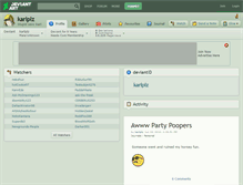 Tablet Screenshot of karlplz.deviantart.com