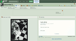 Desktop Screenshot of doornumber13.deviantart.com