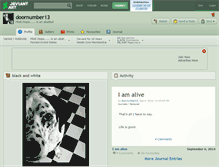 Tablet Screenshot of doornumber13.deviantart.com