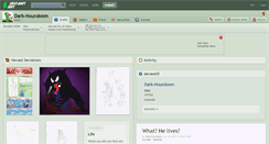 Desktop Screenshot of dark-houndoom.deviantart.com
