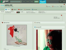 Tablet Screenshot of amwaj-bh.deviantart.com