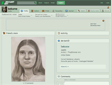 Tablet Screenshot of bekome.deviantart.com