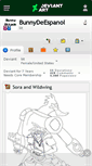 Mobile Screenshot of bunnydeespanol.deviantart.com