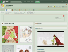 Tablet Screenshot of chibi-mano.deviantart.com
