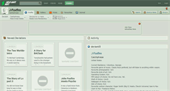Desktop Screenshot of j-foxfire.deviantart.com