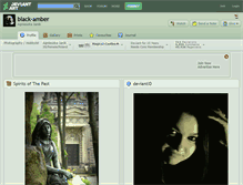 Tablet Screenshot of black-amber.deviantart.com
