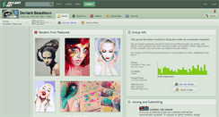 Desktop Screenshot of deviant-beauties.deviantart.com