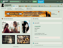 Tablet Screenshot of anapaulalr.deviantart.com