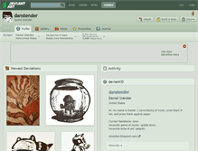 Tablet Screenshot of danstender.deviantart.com