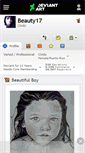 Mobile Screenshot of beauty17.deviantart.com