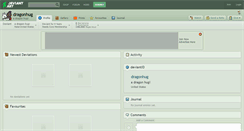 Desktop Screenshot of dragonhug.deviantart.com
