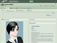Tablet Screenshot of cookiexmidgets.deviantart.com