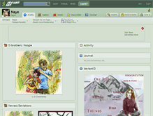 Tablet Screenshot of naye.deviantart.com