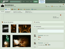 Tablet Screenshot of donniebrasco.deviantart.com