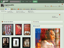 Tablet Screenshot of eugenecubillo.deviantart.com