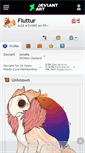 Mobile Screenshot of fluttur.deviantart.com