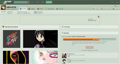 Desktop Screenshot of cake-error.deviantart.com