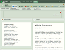 Tablet Screenshot of kotb.deviantart.com