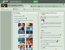 Tablet Screenshot of jim-hawkins-lovers.deviantart.com