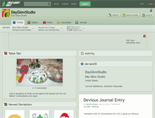 Tablet Screenshot of dayglowstudio.deviantart.com