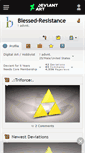 Mobile Screenshot of blessed-resistance.deviantart.com