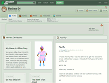Tablet Screenshot of blackear24.deviantart.com