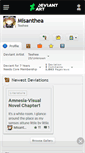 Mobile Screenshot of misanthea.deviantart.com