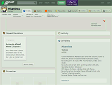 Tablet Screenshot of misanthea.deviantart.com
