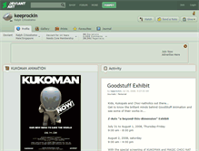 Tablet Screenshot of keeprockin.deviantart.com