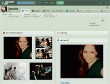 Tablet Screenshot of catushka.deviantart.com