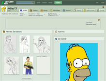 Tablet Screenshot of mdiaz13.deviantart.com