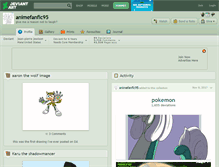 Tablet Screenshot of animefanfic95.deviantart.com