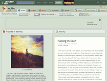 Tablet Screenshot of lolo-o.deviantart.com