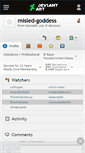 Mobile Screenshot of misled-goddess.deviantart.com