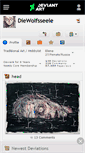 Mobile Screenshot of diewolfsseele.deviantart.com