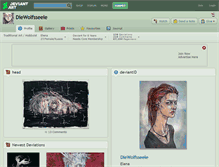 Tablet Screenshot of diewolfsseele.deviantart.com