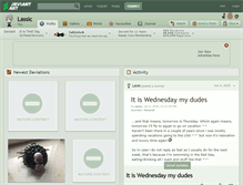 Tablet Screenshot of lassic.deviantart.com
