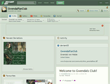 Tablet Screenshot of gwendalfanclub.deviantart.com