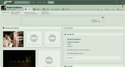 Desktop Screenshot of federicooddone.deviantart.com