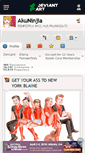 Mobile Screenshot of akuninjia.deviantart.com