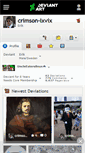 Mobile Screenshot of crimson-ixvix.deviantart.com