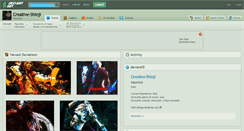 Desktop Screenshot of creative-shinji.deviantart.com