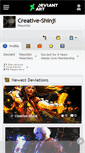 Mobile Screenshot of creative-shinji.deviantart.com