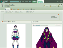 Tablet Screenshot of mrmachination.deviantart.com
