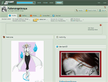 Tablet Screenshot of fallenangelaraya.deviantart.com