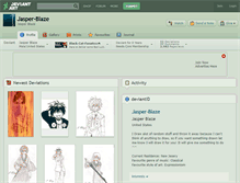 Tablet Screenshot of jasper-blaze.deviantart.com