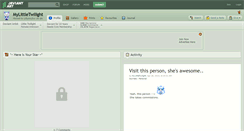 Desktop Screenshot of mylittletwilight.deviantart.com