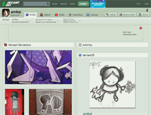 Tablet Screenshot of amikal.deviantart.com