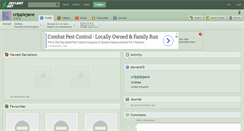 Desktop Screenshot of cripplejane.deviantart.com